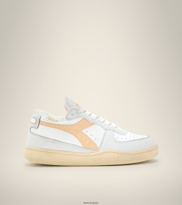 corte de fila de mi canasta 8T8H4Z61 arena blanca hombres Diadora zapatos