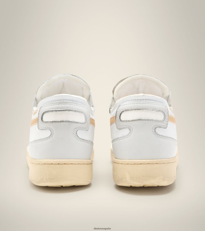 corte de fila de mi canasta 8T8H4Z61 arena blanca hombres Diadora zapatos