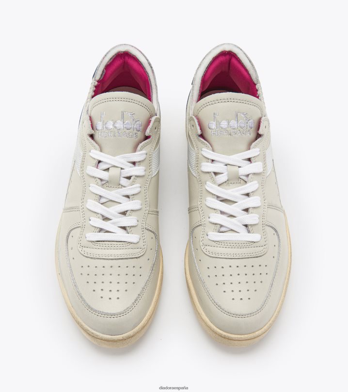 corte de fila de mi canasta 8T8H4Z63 gris claro hombres Diadora zapatos