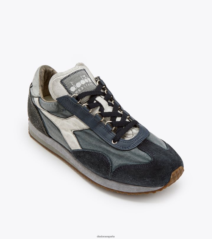 equipe h lavado a la piedra sucia evo 8T8H4Z76 coronel azul hombres Diadora zapatos