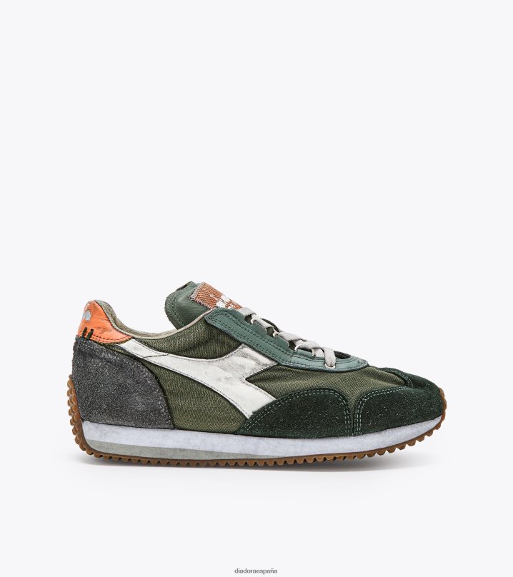 equipe h lavado a la piedra sucia evo 8T8H4Z77 tomillo verde hombres Diadora zapatos