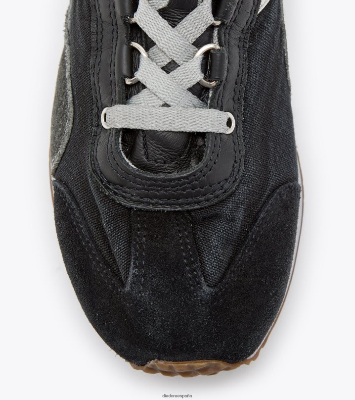 equipe h lavado a la piedra sucia evo 8T8H4Z79 negro/gris (c2541) hombres Diadora zapatos