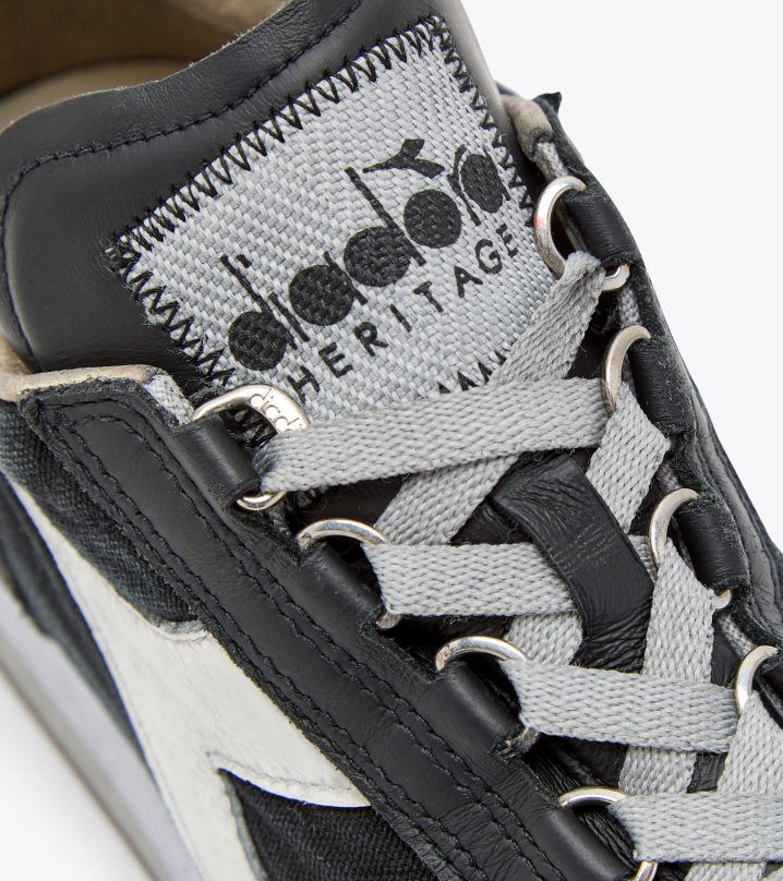 equipe h lavado a la piedra sucia evo 8T8H4Z79 negro/gris (c2541) hombres Diadora zapatos