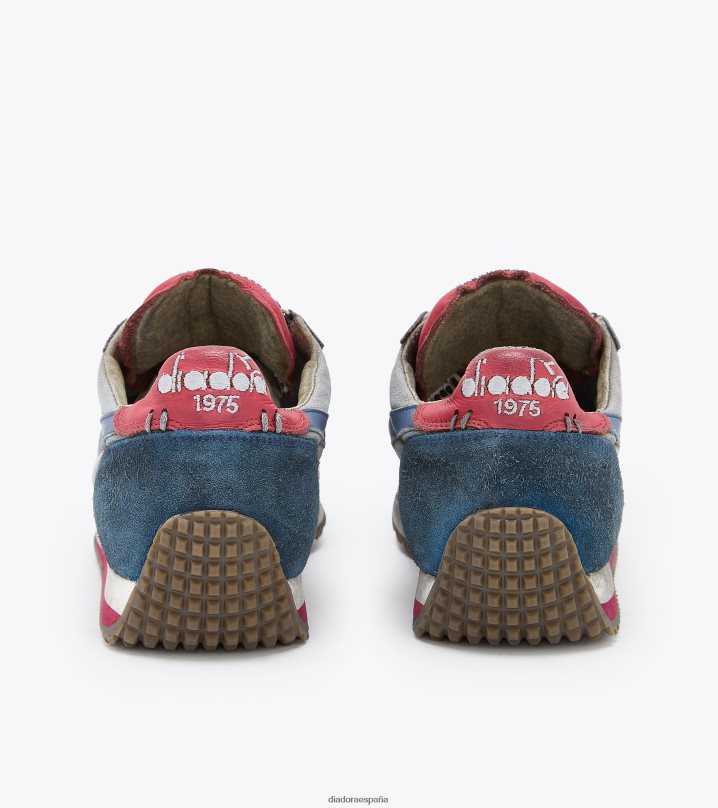 equipe h lavado a la piedra sucia evo 8T8H4Z80 azul vapor/mar de bering hombres Diadora zapatos