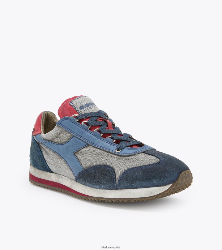 equipe h lavado a la piedra sucia evo 8T8H4Z80 azul vapor/mar de bering hombres Diadora zapatos