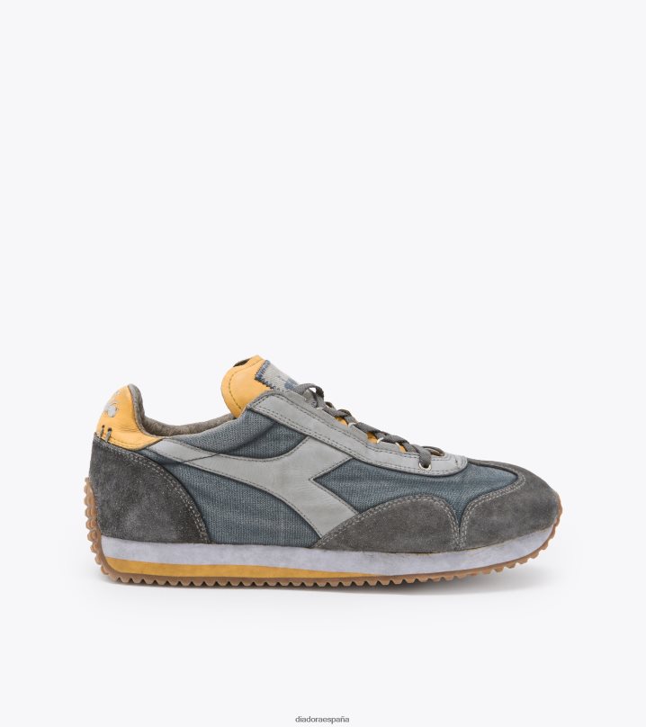 equipe h lavado a la piedra sucia evo 8T8H4Z81 mar de bering/paloma hombres Diadora zapatos