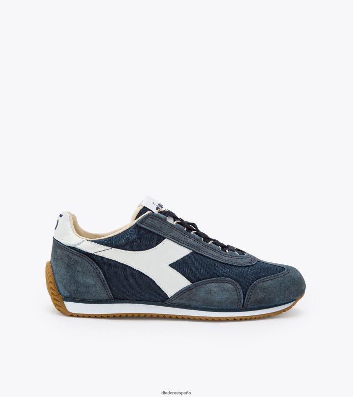 equipe h lona lavado a la piedra 8T8H4Z84 mezclilla azul hombres Diadora zapatos