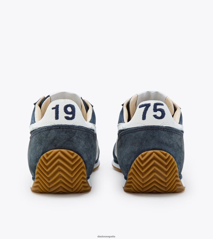 equipe h lona lavado a la piedra 8T8H4Z84 mezclilla azul hombres Diadora zapatos