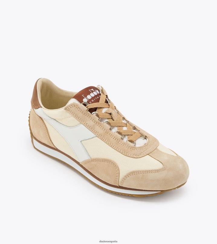 equipe h lona lavado a la piedra 8T8H4Z85 crema de nubes hombres Diadora zapatos