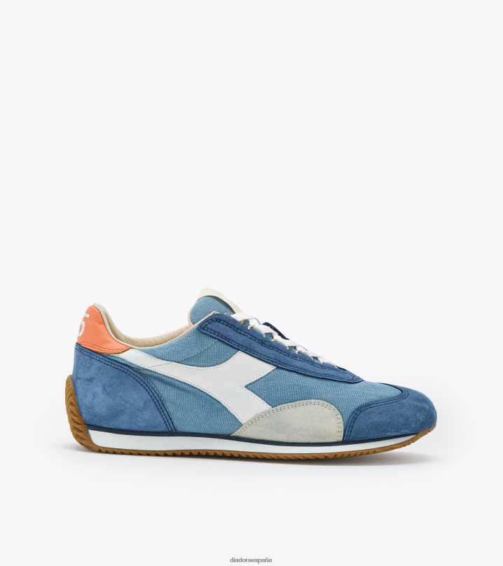 equipe h lona lavado a la piedra 8T8H4Z86 Londres azul cielo hombres Diadora zapatos