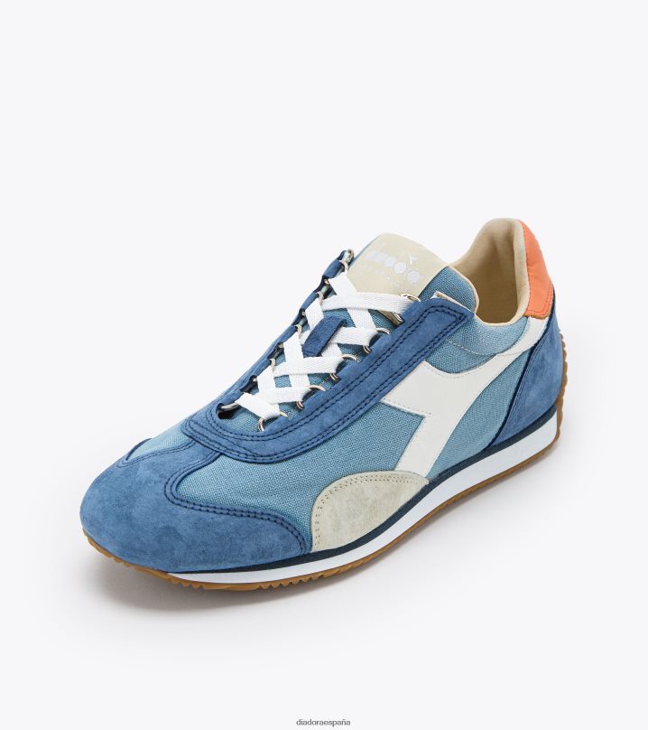 equipe h lona lavado a la piedra 8T8H4Z86 Londres azul cielo hombres Diadora zapatos