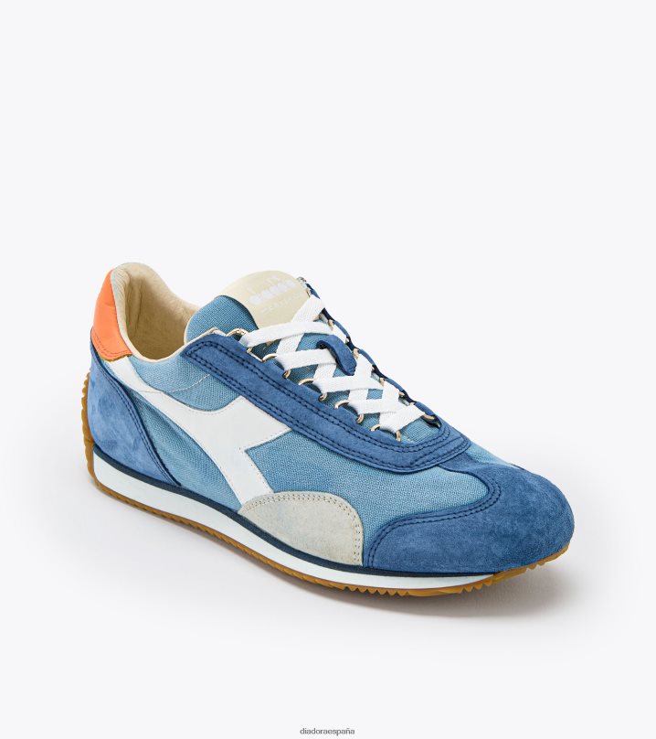 equipe h lona lavado a la piedra 8T8H4Z86 Londres azul cielo hombres Diadora zapatos