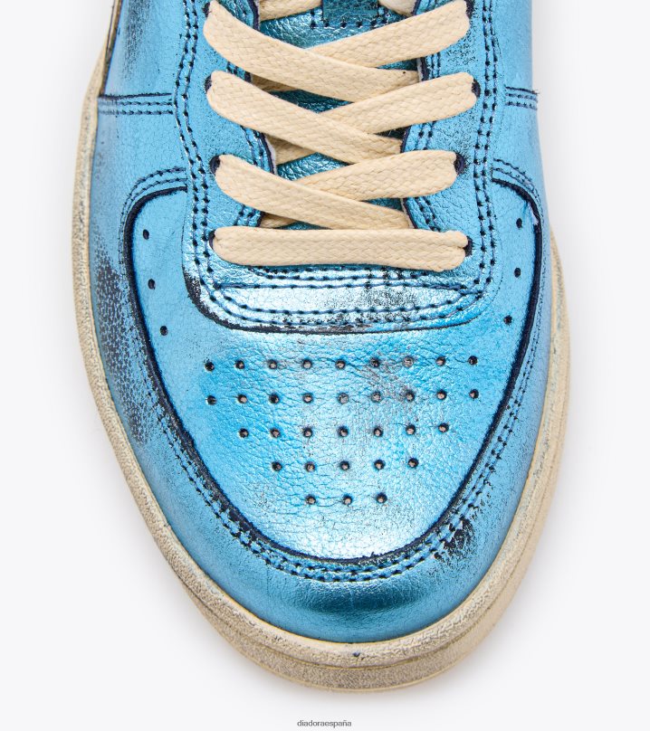 mi canasta de corte en fila metálica 8T8H4Z42 gruta azul hombres Diadora zapatos