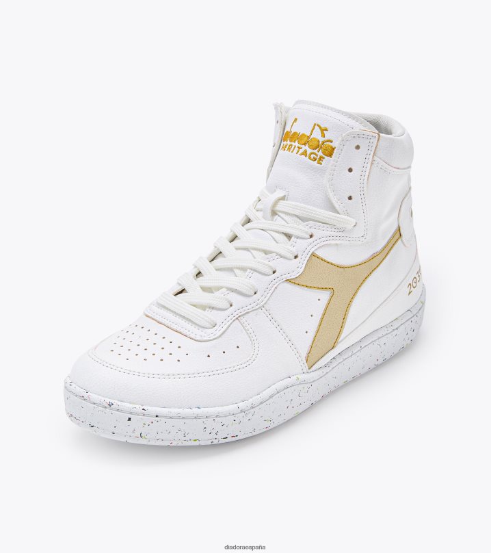 mi cesta 2030 8T8H4Z31 oro blanco/rico (c5363) hombres Diadora zapatos