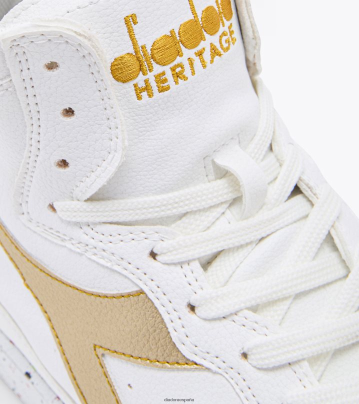mi cesta 2030 8T8H4Z31 oro blanco/rico (c5363) hombres Diadora zapatos