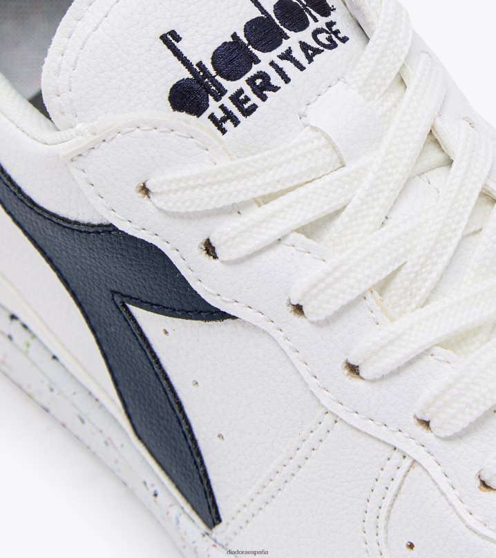 mi cesta baja 2030 8T8H4Z40 corsario blanco/azul hombres Diadora zapatos