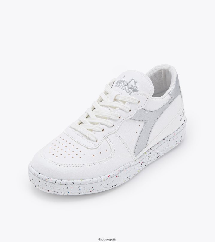 mi cesta baja 2030 8T8H4Z41 plata blanca hombres Diadora zapatos