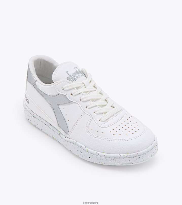 mi cesta baja 2030 8T8H4Z41 plata blanca hombres Diadora zapatos