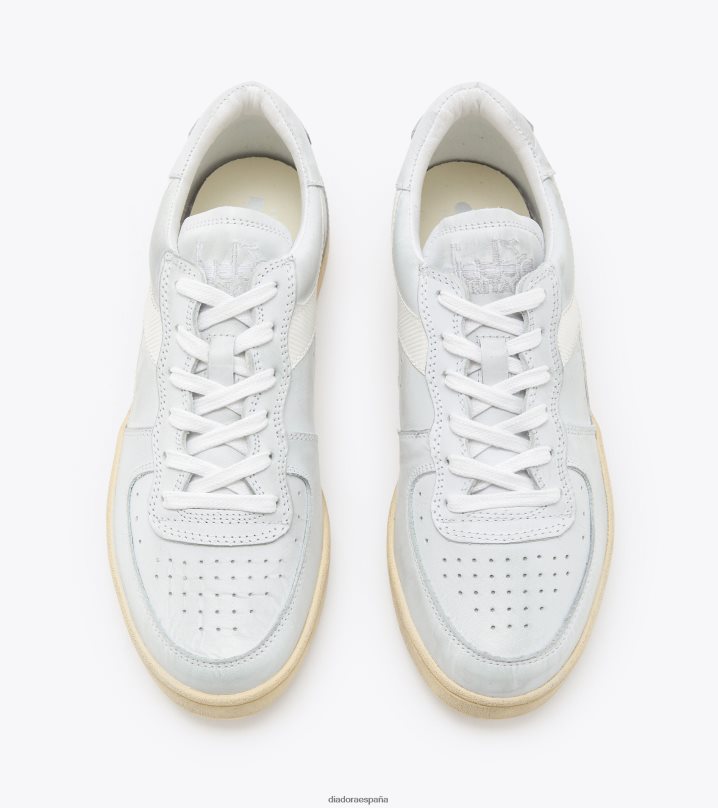 mi cesta baja usada 8T8H4Z67 blanco Blanco hombres Diadora zapatos