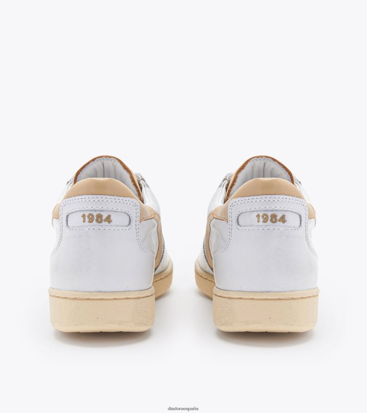 mi cesta baja usada 8T8H4Z68 blanco/beige hombres Diadora zapatos