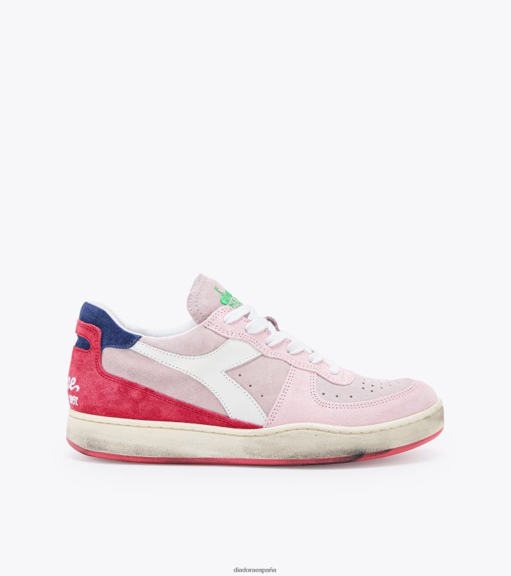 mi cesta bajo lampone italia 8T8H4Z22 rosa dulce (50210) hombres Diadora zapatos