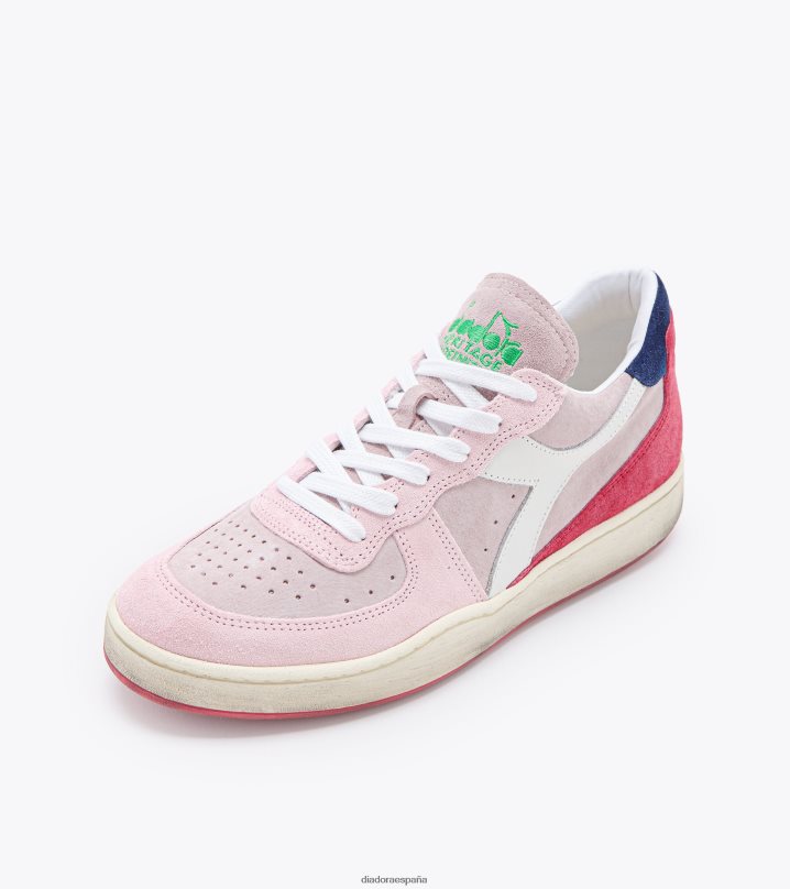 mi cesta bajo lampone italia 8T8H4Z22 rosa dulce (50210) hombres Diadora zapatos