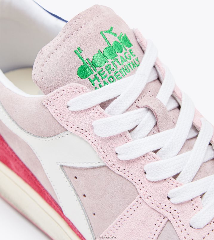 mi cesta bajo lampone italia 8T8H4Z22 rosa dulce (50210) hombres Diadora zapatos