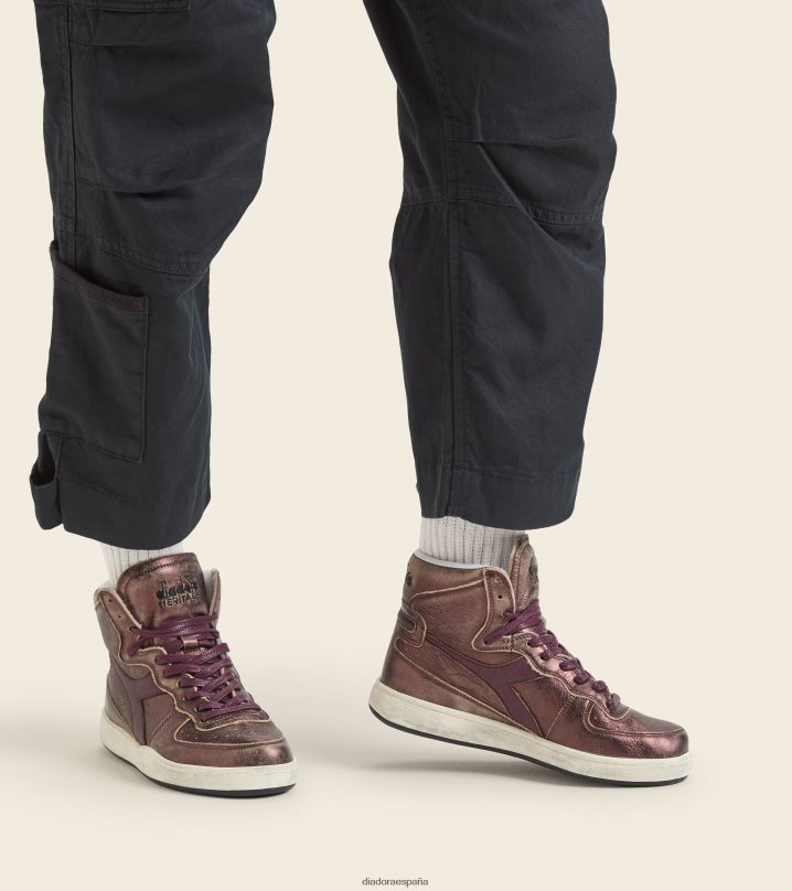 mi cesta metal usado 8T8H4Z39 higo violeta hombres Diadora zapatos