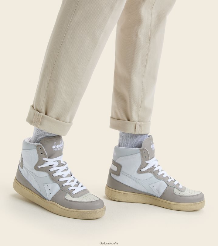 mi cesta usada 8T8H4Z43 blanco/adoquín hombres Diadora zapatos