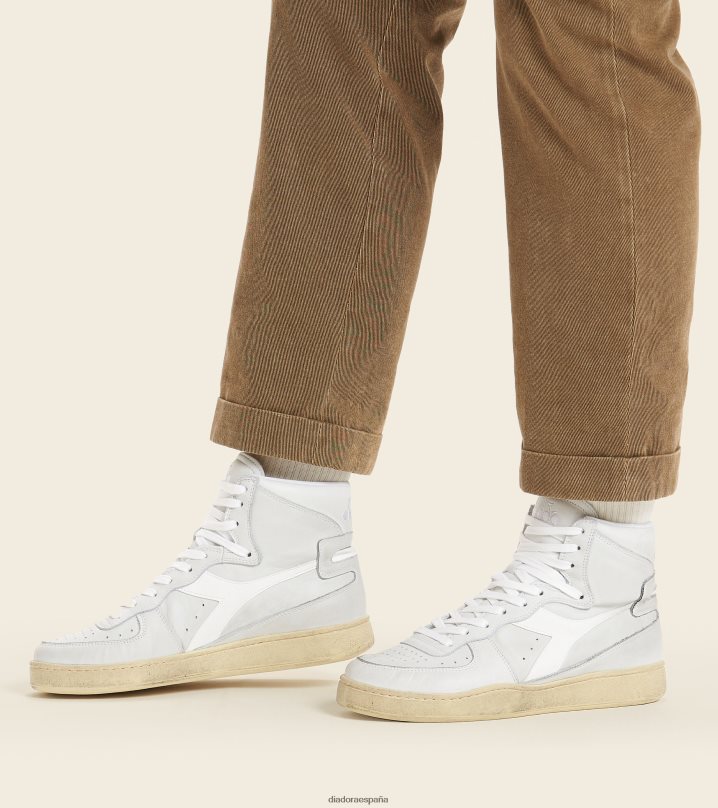 mi cesta usada 8T8H4Z44 blanco Blanco hombres Diadora zapatos