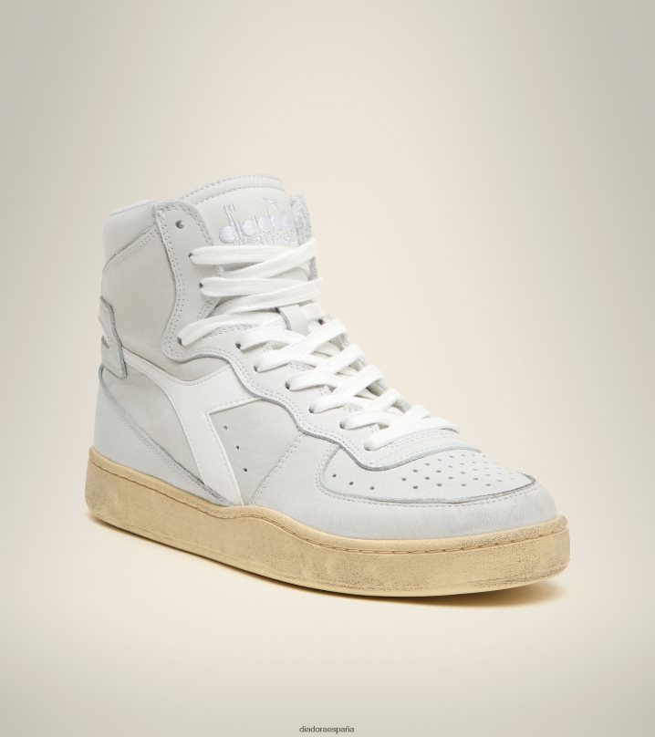 mi cesta usada 8T8H4Z44 blanco Blanco hombres Diadora zapatos