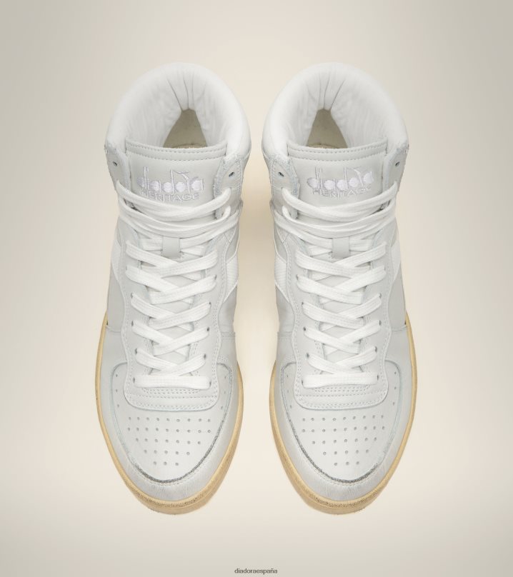 mi cesta usada 8T8H4Z44 blanco Blanco hombres Diadora zapatos