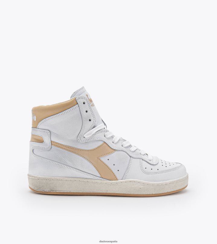 mi cesta usada 8T8H4Z46 blanco/beige hombres Diadora zapatos