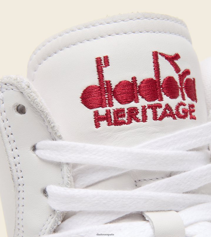 mi cesta usada 8T8H4Z49 blanco/granate hombres Diadora zapatos