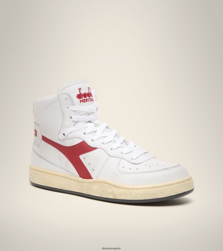 mi cesta usada 8T8H4Z49 blanco/granate hombres Diadora zapatos