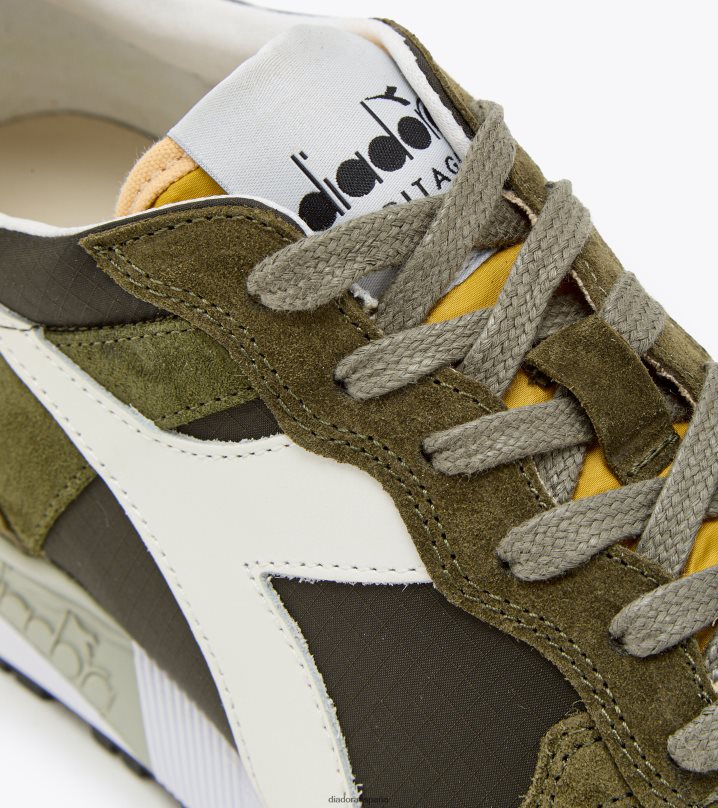 tridente 90 ripstop 8T8H4Z35 hongo verde hombres Diadora zapatos
