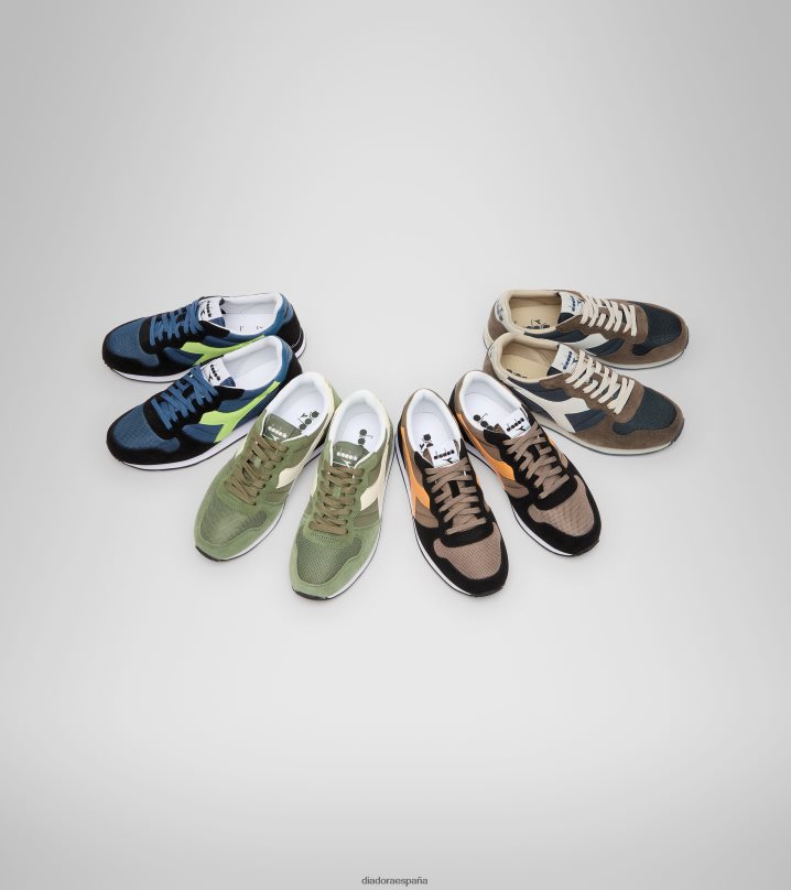 Camaro 8T8H4Z258 insignia pelícano azul/gris hombres Diadora zapatos