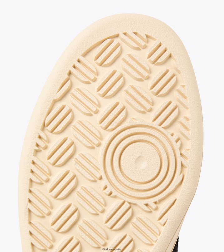 Cesta mágica de piel de ante de corte demi. 8T8H4Z185 blanco/negro/rojo oscuro hombres Diadora zapatos