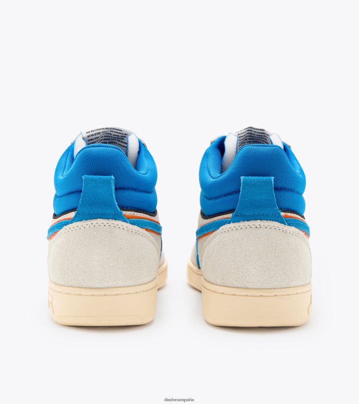 Cesta mágica de piel de ante de corte demi. 8T8H4Z187 real/blanco hombres Diadora zapatos