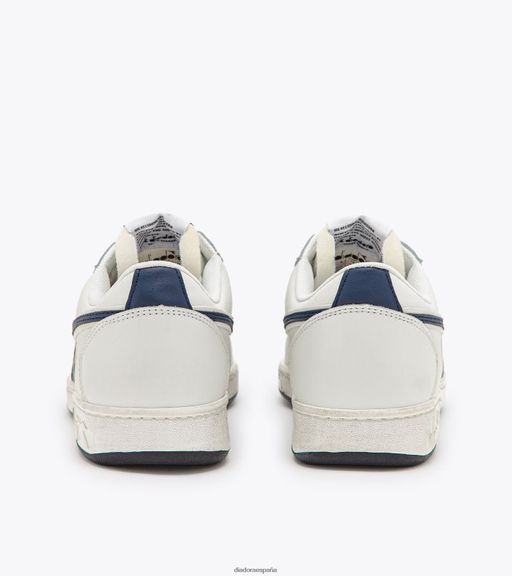 canasta magica baja icona 8T8H4Z203 mar caspio blanco/azul hombres Diadora zapatos