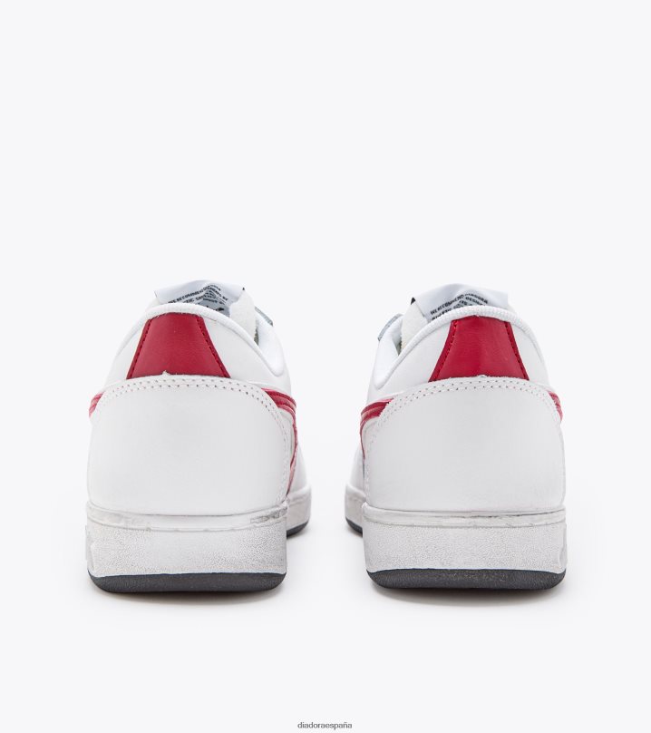 canasta magica baja icona 8T8H4Z205 pimiento blanco/chile hombres Diadora zapatos