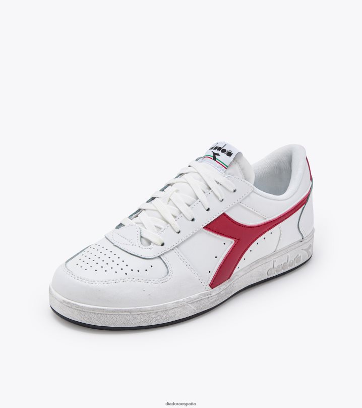 canasta magica baja icona 8T8H4Z205 pimiento blanco/chile hombres Diadora zapatos