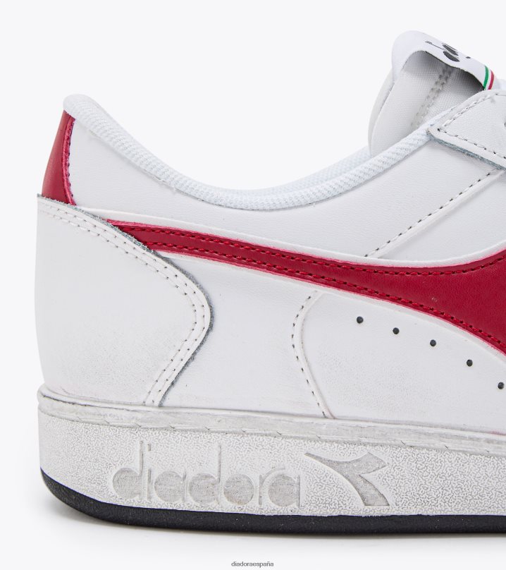 canasta magica baja icona 8T8H4Z205 pimiento blanco/chile hombres Diadora zapatos