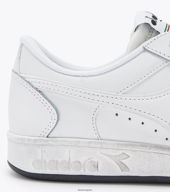 canasta magica baja icona 8T8H4Z206 blanco hombres Diadora zapatos