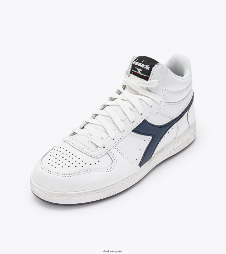 canasta magica demi icona 8T8H4Z175 mar caspio blanco/azul hombres Diadora zapatos