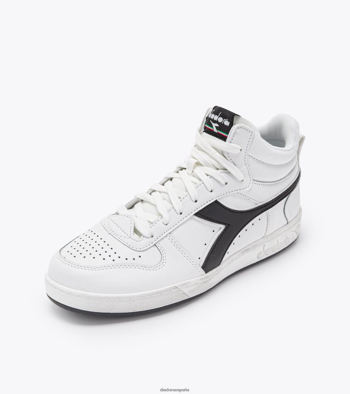 canasta magica demi icona 8T8H4Z176 blanco negro hombres Diadora zapatos