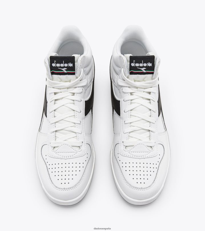 canasta magica demi icona 8T8H4Z176 blanco negro hombres Diadora zapatos