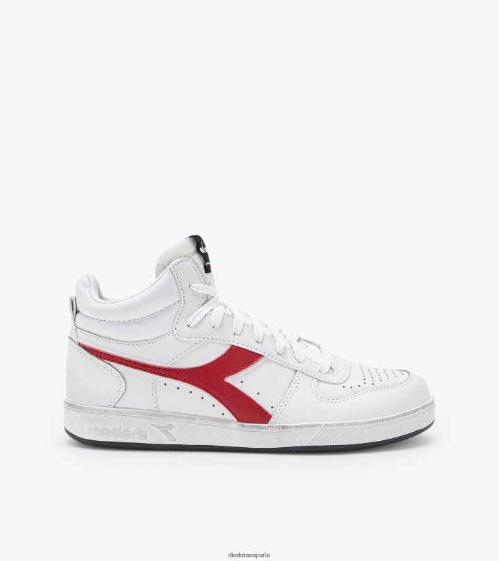 canasta magica demi icona 8T8H4Z177 pimiento blanco/chile hombres Diadora zapatos