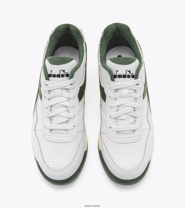 ganador 8T8H4Z246 blanco/verde niebla hombres Diadora zapatos