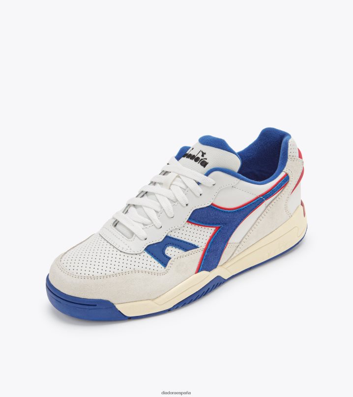 ganador sl 8T8H4Z199 azul verdadero/rojo amapola hombres Diadora zapatos